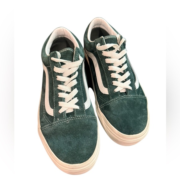 Vans heiq Eco-Dry Dupoint Low Cut Green Dark Ivy Suede water repellent Sneakers - Picture 3 of 12